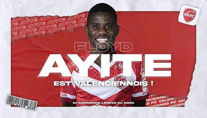 Floyd AYITE se lie à un club français de Ligue 2.