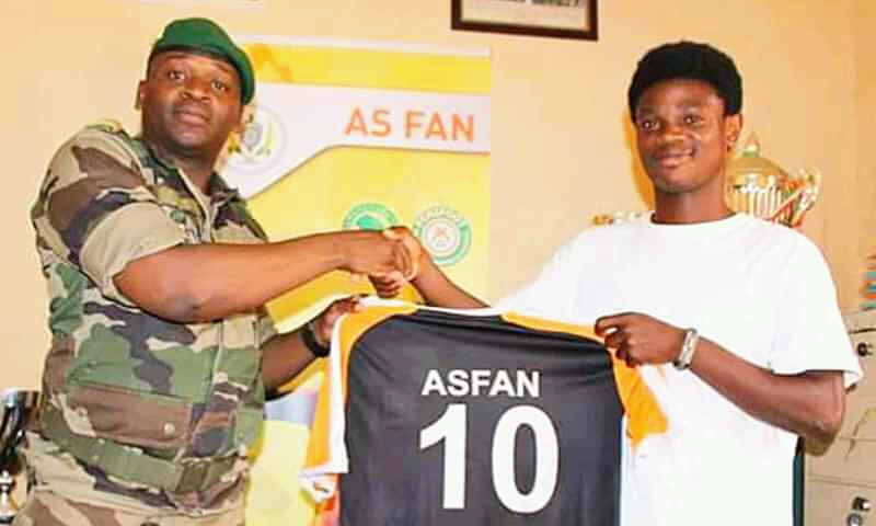Le Jeune Togolais Ahosse Godwin rejoint AS FAN du Niger