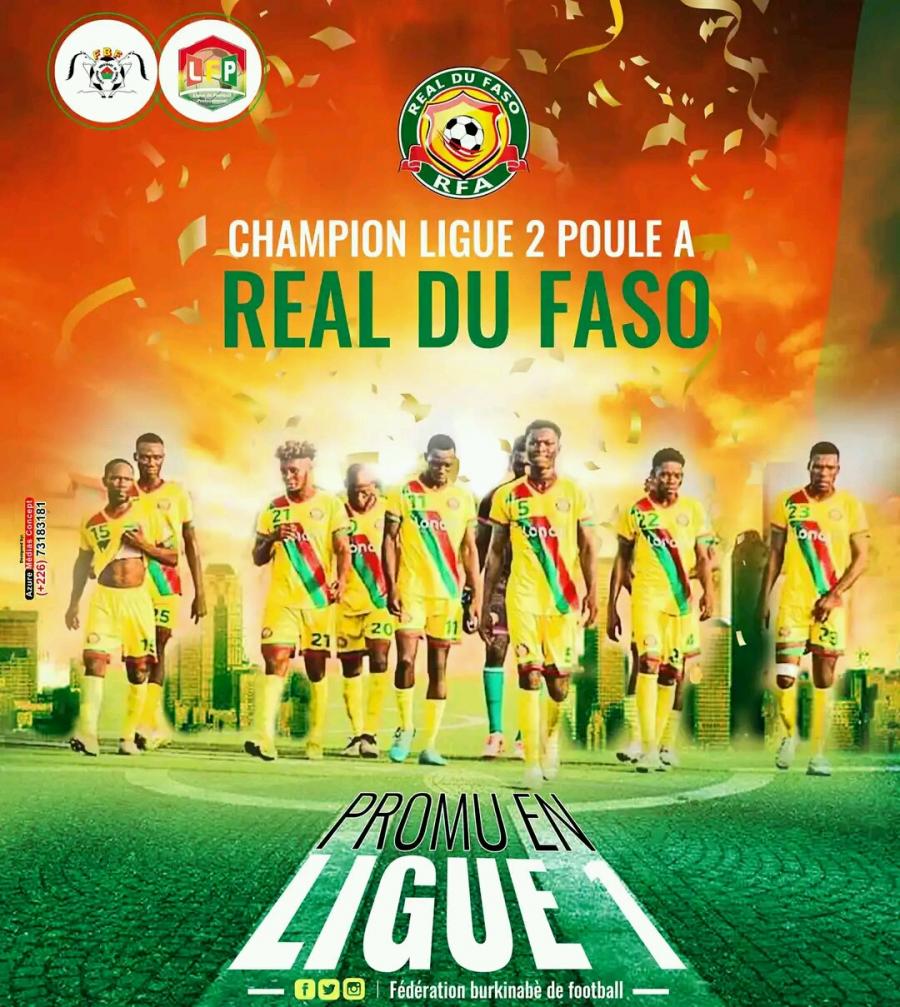 228Foot 228Foot-Burkina Faso Ligue 2 | Fousseni Nassam et le Real du Faso promus en Ligue 1.