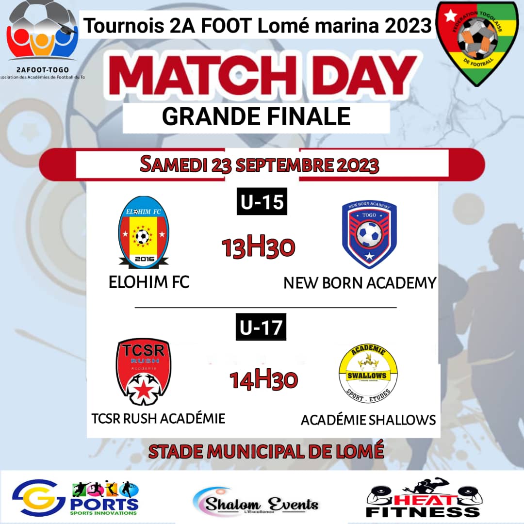 228Foot 228Foot-Tournoi 2A Foot Lomé Marina 2023 : tout savoir sur les grandes finales 